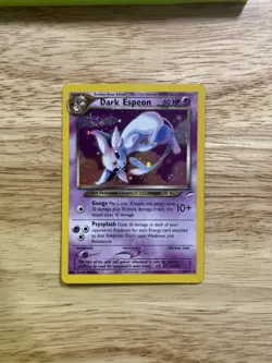 Dark Espeon 4/105 Neo Destiny Holo Rare Unlimited Holofoil Vintage Pokemon TCG - Image 1