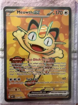 Pokemon TCG: Perfect Order - Meowth EX 062/88 + Meowth EX 107/088 Full Art Rare - Image 3