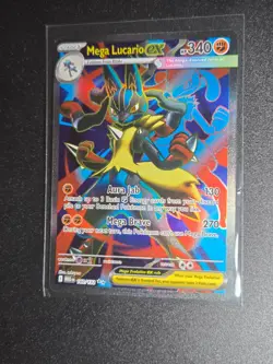 Pokemon TCG Mega Evolution Lucario EX 160/132 Full Art - Image 1