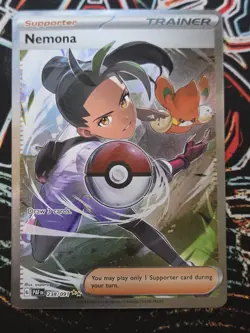 Pokemon TCG Nemona 238/091 Special Illustration Rare Paldean Fates NM/M SIR - Image 1