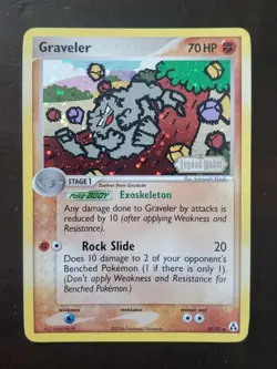 Pokemon Graveler Legend Maker 34/92 Holo - Image 1