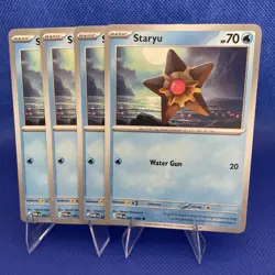 4x Staryu - 020/088 - ME03: Perfect Order (ME03) Pokemon Playset x4 - Image 1