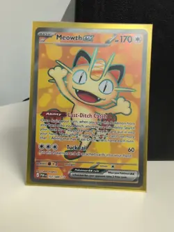 Pokemon TCG Perfect Order Meowth Ex Full Art Ultra Rare 107/88 - Image 1