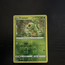 Pokemon Caterpie 001/264 Swsh08: Fusion Strike Reverse Holo Common 50HP - Image 1
