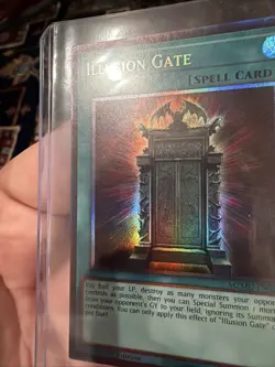 MZMU-EN023 Illusion Gate Collector's Rare 1st Edition YuGiOh - Image 2