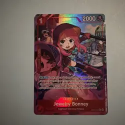 One Piece Card Game Jewelry Bonney EB04-002 Alt Art OP14 ENGLISH - Image 1