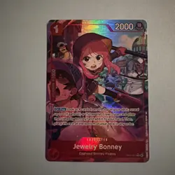 One Piece Card Game Jewelry Bonney EB04-002 Alt Art OP14 ENGLISH - Image 2