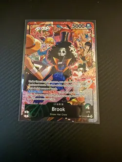 OP15-022 Brook Alt Art Leader Adventure on Kami’s Island One Piece TCG English - Image 1