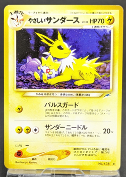 Light Jolteon 48/105 Reg Rare Neo Destiny Unlimited Japanese Pokemon Card Game B - Image 1