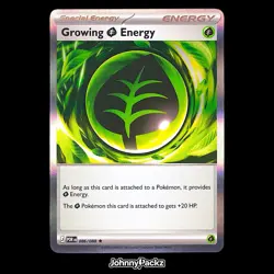 Growing Energy 086/088 - 2026 Perfect Order Holo Rare - Pokemon Card NM - Image 1