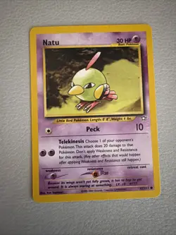Pokemon Natu Neo Genesis 67/111 NM (1st Ed.) Non-Holo Common Card - Image 1