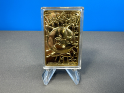 POKEMON JIGGLYPUFF 23K GOLD PLATED CARD BURGER KING 1999 POKEBALL BLUE BOX + COA - Image 2
