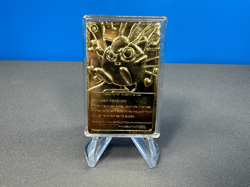 POKEMON JIGGLYPUFF 23K GOLD PLATED CARD BURGER KING 1999 POKEBALL BLUE BOX + COA - Image 3