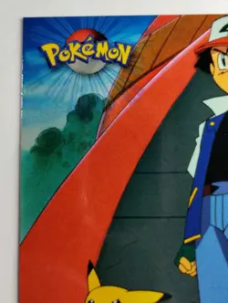 Topps Pokemon Animation Edition Ash Ketchum Card #TV1 Regular finish - Image 3