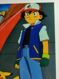 Topps Pokemon Animation Edition Ash Ketchum Card #TV1 Regular finish - Image 4