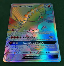 Pokemon TCG Ho-Oh Black Star Promo Jumbo Oversized SM80 Card - Image 2