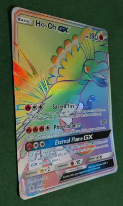 Pokemon TCG Ho-Oh Black Star Promo Jumbo Oversized SM80 Card - Image 3