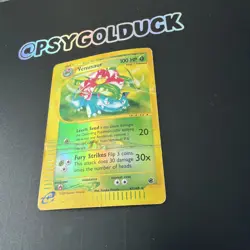 Venusaur Expedition Reverse Holo DMG English Pokemon Card 67/165 Expedition E9 - Image 3