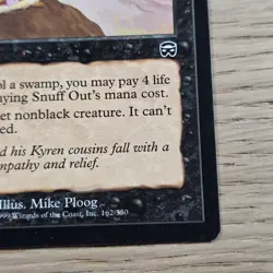 Snuff Out Mercadian Masques MTG Magic the Gathering Card - Image 5