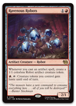 Ravenous Robots #106 (NM) TMT Magic MTG - Image 1