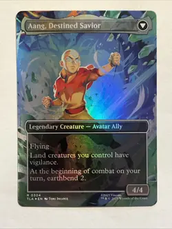 Aang, at the Crossroads (Borderless) Avatar: The Last Airbender Foil - Image 2