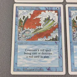 4x Blue Elemental Blast X4 MTG Revised Edition Magic The Gathering LP Playset - Image 2