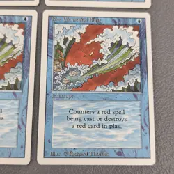 4x Blue Elemental Blast X4 MTG Revised Edition Magic The Gathering LP Playset - Image 3
