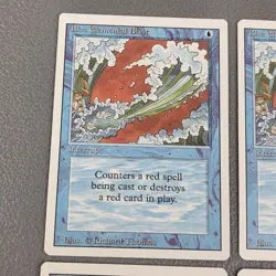 4x Blue Elemental Blast X4 MTG Revised Edition Magic The Gathering LP Playset - Image 4