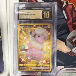 FLAAFFY SECRET GOLD RARE FUSION STRIKE 280/264 POKEMON SWSH TCG PSA 10 - Image 1