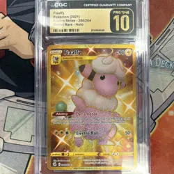 FLAAFFY SECRET GOLD RARE FUSION STRIKE 280/264 POKEMON SWSH TCG PSA 10 - Image 3