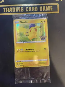 Pokemon Pikachu 028/078 Pokemon GO Stamp Sealed Gamestop 💎⚡ - Image 2