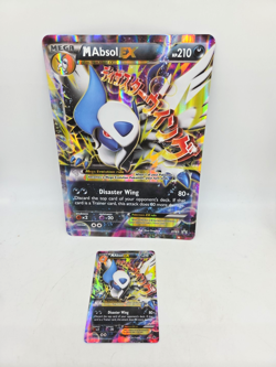 Pokemon M Absol EX Mega Holo Card XY63 + bonus Mega Card - Image 1