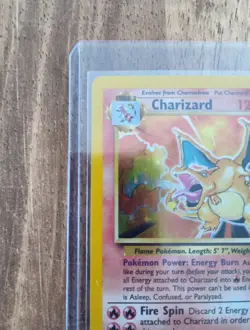 Pokemon Tcg Wotc card English Base Charizard HOLO 4/102 Rare Near Mint - Image 5
