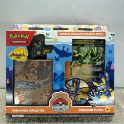 Pokemon TCG World Championships Deck 2024 Crushing Thorn NEW & SEALED - Image 1