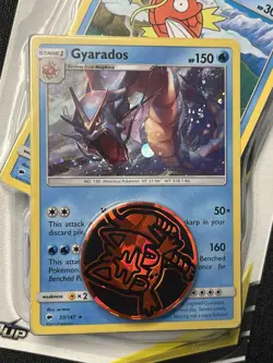 Rare Sealed Pokemon Sun & Moon TEAM UP Gyarados Cosmo Checklane Blister - Image 3