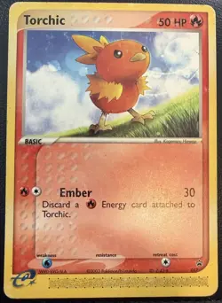 2003 Pokemon Torchic 017 Nintendo Black Star Promo - Image 1