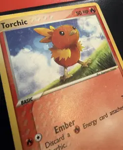 2003 Pokemon Torchic 017 Nintendo Black Star Promo - Image 2