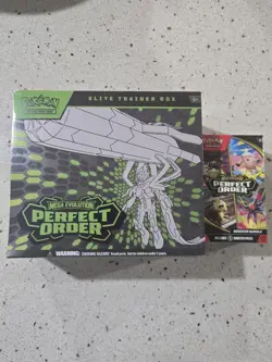 Pokemon TCG Perfect Order Elite Trainer Box and Booster Bundle New Sealed Etb - Image 1