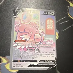 Pokemon Blissey V 183/198 Chilling Reign Ultra Rare Full Art Holo 250 HP Basic - Image 1