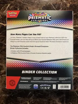 Pokemon TCG: Scarlet & Violet Prismatic Evolutions Binder Collection Sealed - Image 2