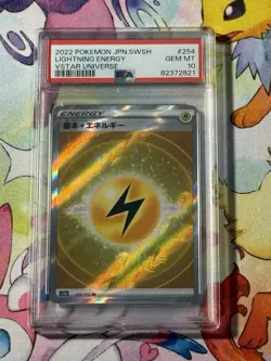 Lightning Energy 254/172 PSA 10 GEM MINT (Pokemon VSTAR Universe 2022) - Image 1
