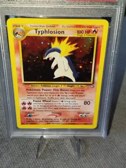 Pokemon 2000 Neo Genesis Typhlosion 18/111 Holo PSA 10 Gem Mint English - Image 2