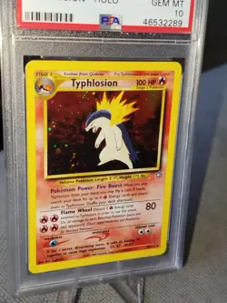 Pokemon 2000 Neo Genesis Typhlosion 18/111 Holo PSA 10 Gem Mint English - Image 3