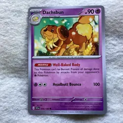 Dachsbun 099/198 Uncommon Pokemon TCG Scarlet & Violet Base Set - Image 1