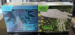 Sealed Pokemon TCG Phantasmal Flames & Mega Evolution Perfect Order ETB Set Of 2 - Image 2