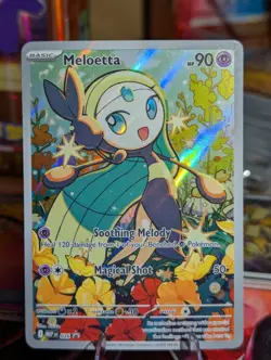 Pokemon TCG Mega Battle Deck Meloetta #026 Illustration Rare Black Star Promo NM - Image 1
