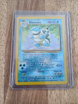 pokemon blastoise base set holo 2/102 - Image 1