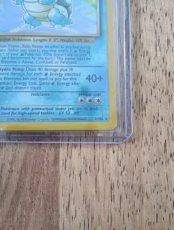pokemon blastoise base set holo 2/102 - Image 2
