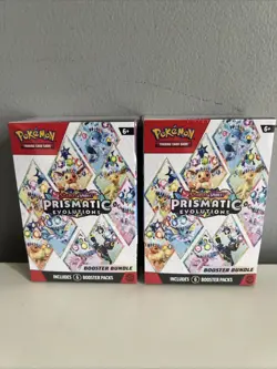 Pokemon TCG Prismatic Evolutions Booster Bundle Lot Of 2 - Image 1