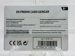 Gengar 050/088 Gamestop Stamped Promo - Pokemon TCG: Perfect Order - SEALED NM - Image 2